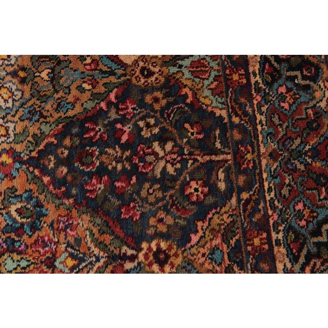 Red Karastan Multicolor Approx. 4’3” X 6’ Wool Rug For Sale - Image 8 of 16