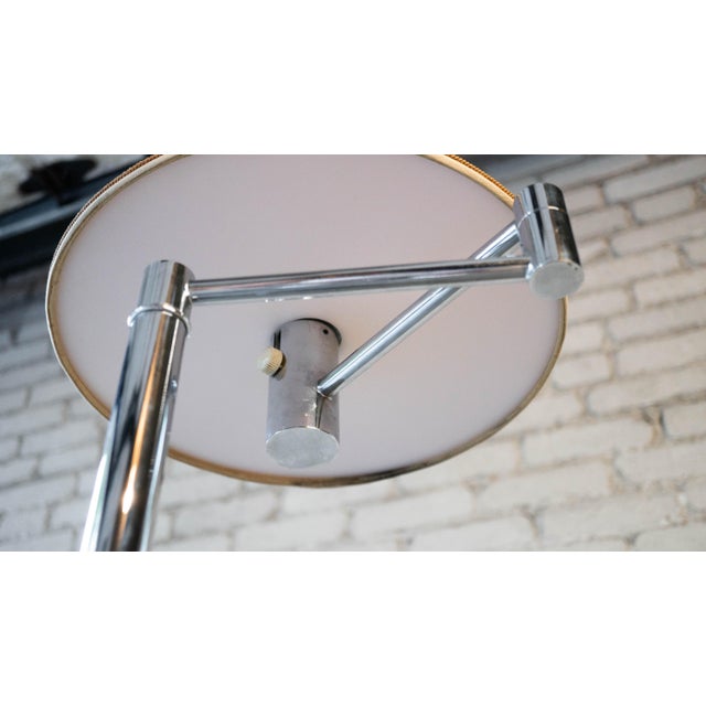 Vintage Casella Chrome Swing-Arm Floor Lamp For Sale - Image 14 of 18
