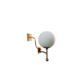 Wall Light with Sphere Glass For Sale