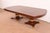 Karges Furniture Style Italian Neoclassical Inlaid Burl Wood and Parcel Gilt Extension Dining Table, Newly Refinished For Sale - Image 10 of 16