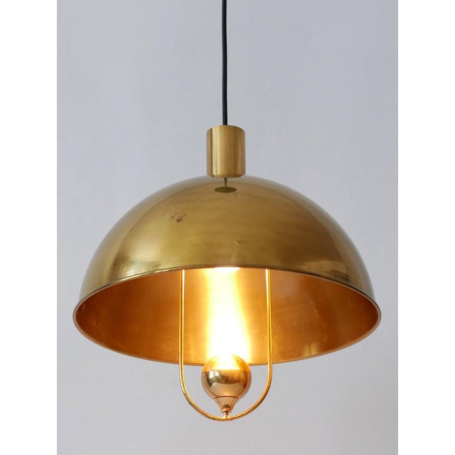 Mid-Century Modern Brass Pendant Lamp by Florian Schulz, Germany, 1970s For Sale - Image 18 of 18