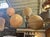 Wood Raw Rattan Globe Coastal Contemporary Pendant Light Large For Sale - Image 7 of 10