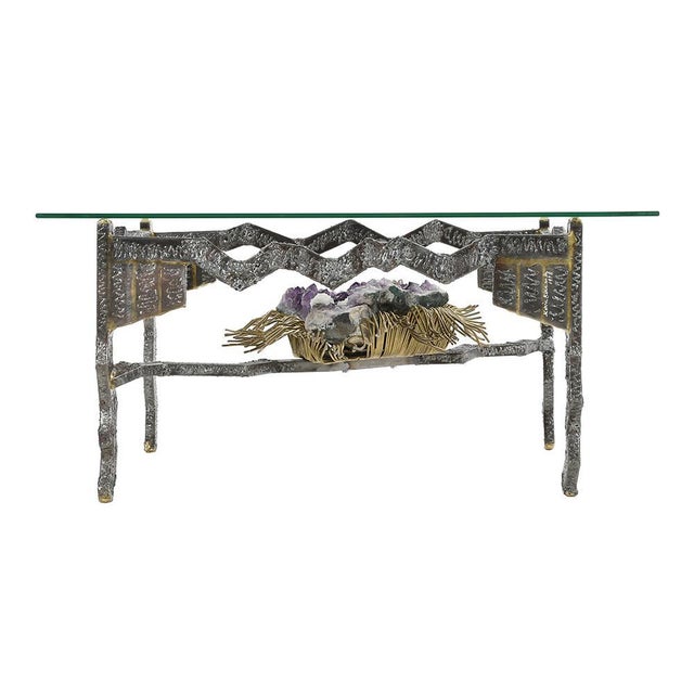 Amethyst Coffee Table by Henri Fernandez For Sale - Image 3 of 6