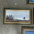 Set of 5 1970’s impressionist beach harbor seascape paintings. Signed and framed. They measure 34x12,, 24x14 (3), and...