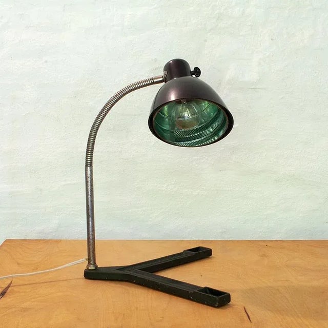 1930s Vintage French Desk Lamp, 1930s For Sale - Image 5 of 13