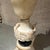 Hollywood Regency Hand-Carved Italian Alabaster or Marble Table Lamp For Sale - Image 10 of 12