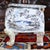 French or Italian chest made of hand-painted glazed stoneware. Marked on the underside of the bottom. Date: turn of the...