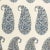 Sample- Schumacher Shirala Paisley Fabric in Delft For Sale