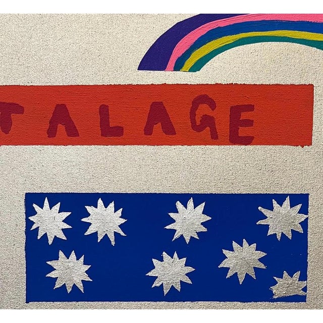 Contemporary Alexandre Schaller, Showcase, Acrylic on Canvas, 1990s For Sale - Image 3 of 8