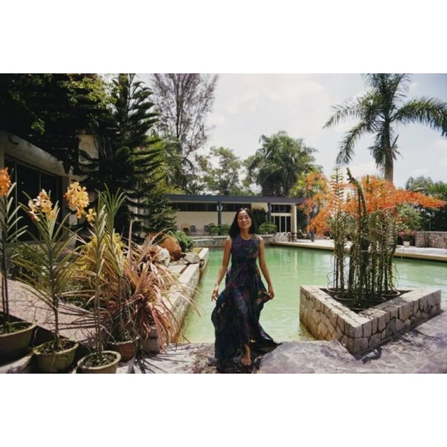 Slim Aarons, Linda Shaw, Estate Stamped Photographic Print, 1971 / 2020s For Sale