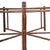 Mid-Century Modern Vintage McGuire Octagonal Bamboo Dining Table With Frosted Glass Top For Sale - Image 3 of 4