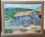 1960’s Pastoral / Architectural Folk Art Oil Painting on Faroe Islands For Sale - Image 10 of 14