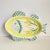 Mid-Century Modern Vintage Italian Pottery Caleca Fabio Fish Plate Hand Painted Decorative Dish Signed For Sale - Image 3 of 9