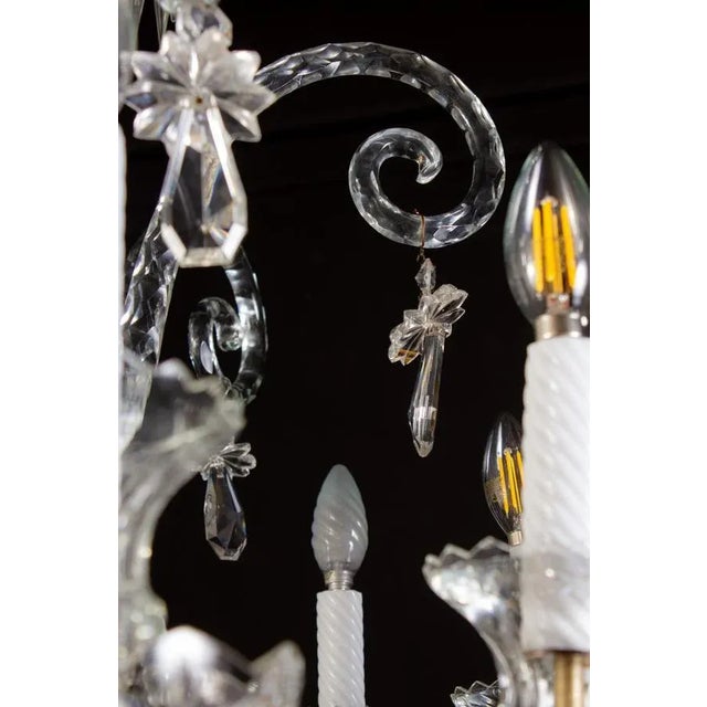 Glass 19th-Century French Crystal Chandelier, 1880s For Sale - Image 7 of 17