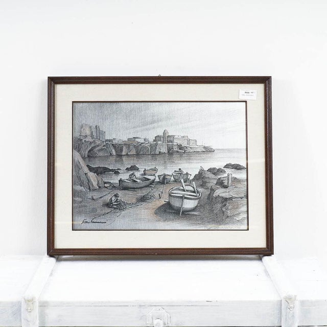 Ezio Vannucci, Landscape, Lithograph For Sale - Image 6 of 6