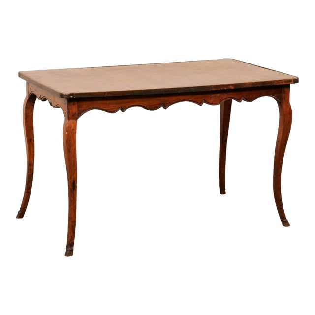 18th Century French Leather Top Table (or Desk) For Sale