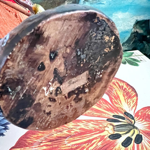 Vintage French Clay Santon Sculpture of a Fisherman With Basket of Fish For Sale - Image 10 of 10