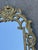 Large Regency Style Mirror with Carved and Gilded Wooden Side Panels, 1950s For Sale - Image 9 of 12