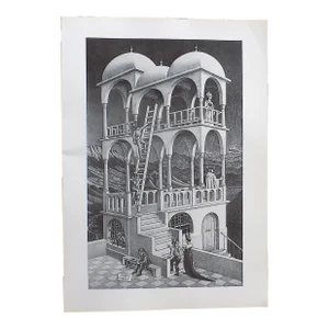 Vintage 20th Century M. C. Escher Lithograph