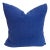 Blue Brushed Cotton Pillow For Sale