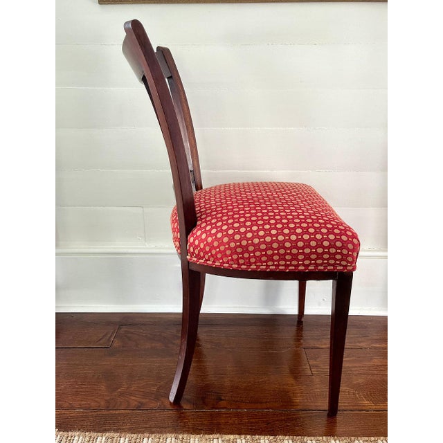 Antique French Mahogany Chair with Silk Upholstery For Sale In Nashville - Image 6 of 10