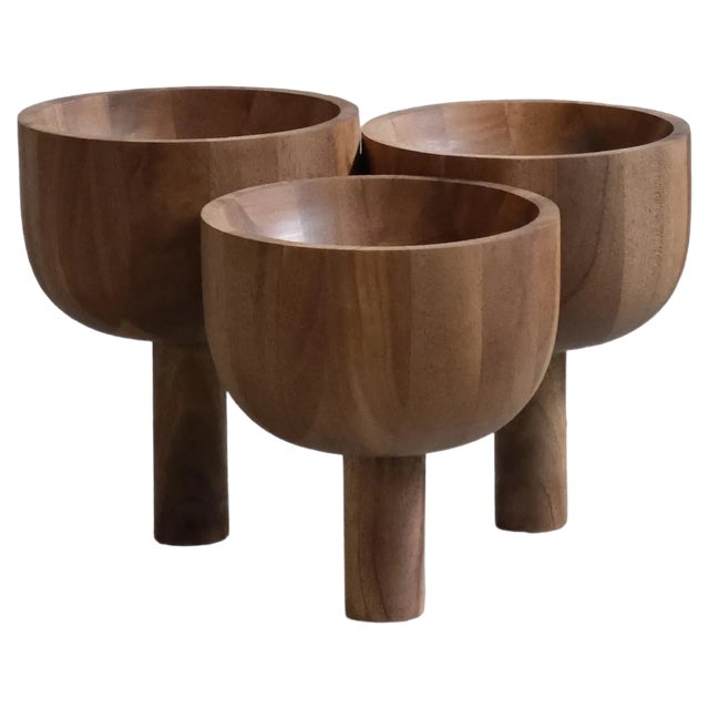 Triple Tray 2.0 in African Walnut by Arno Declercq For Sale