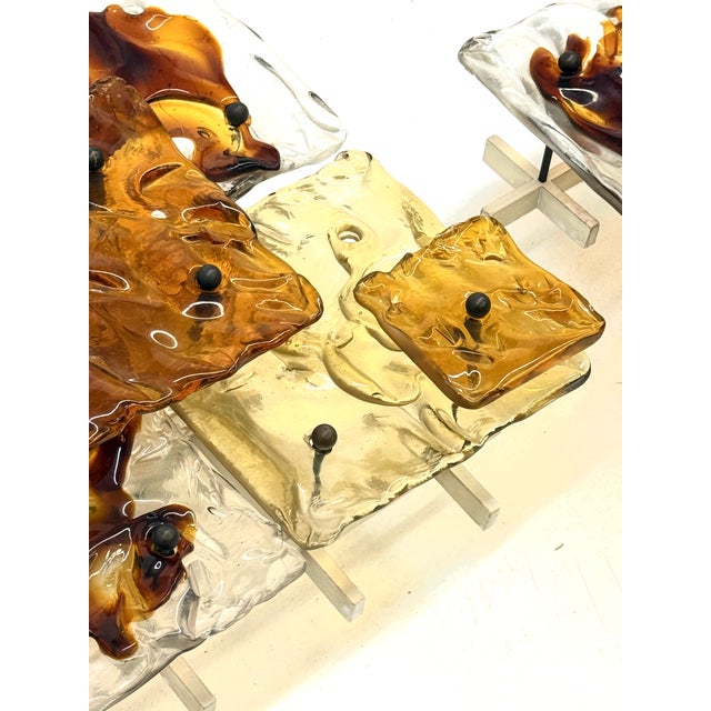 Patchwork Glass Wall Lamps by Toni Zuccheri for Venini, 1970s For Sale - Image 15 of 17