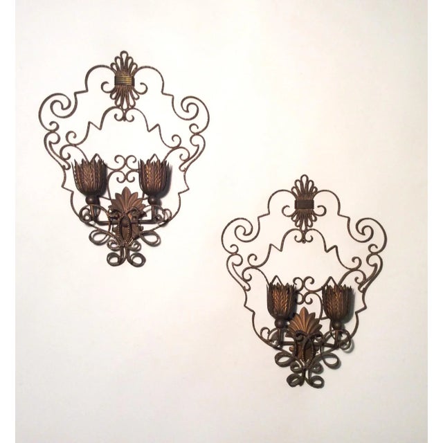 Wall Lights, 1940s, Set of 2 For Sale - Image 6 of 6