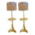 Vintage 1960s Wood Floor Lamps - a Pair For Sale