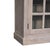 2020s Aged Mango Wood Display Cabinet With Glazed Doors For Sale - Image 5 of 8