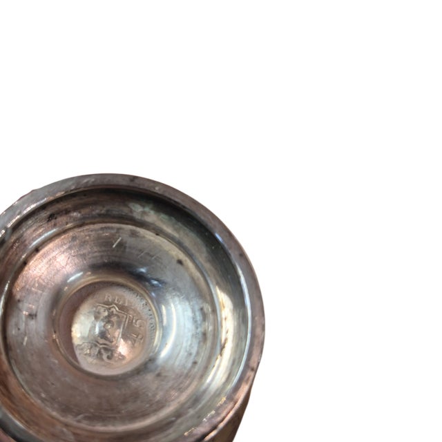 American 1900s American Sterling Silver Mustard Pot and Spoon For Sale - Image 3 of 4