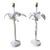 Vintage Tole Painted Metal Palm Tree Form Table Lamps, a Pair For Sale
