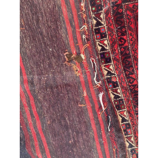 1930s Distressed Khorjin Rug For Sale - Image 5 of 18