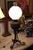 Antique Victorian Bradley & Hubbard (B&h) Brass Banquet Lamp W/ Milk Glass Globe For Sale - Image 9 of 10