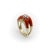 1960s 14k Gold Coral and Diamond Modernist Ring Size 7.75 For Sale - Image 10 of 10