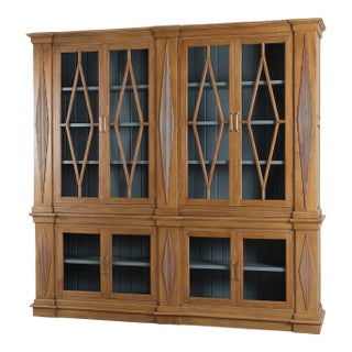Large Mahogany Bookcase - Homburg Interior For Sale
