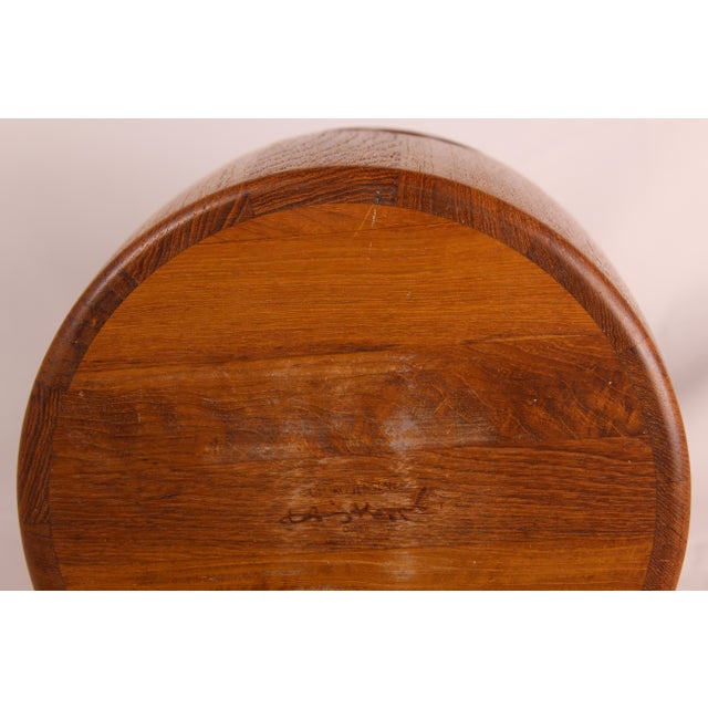 1960s 1960s Henning Koppel for Georg Jensen Teak Ice Bucket For Sale - Image 5 of 5