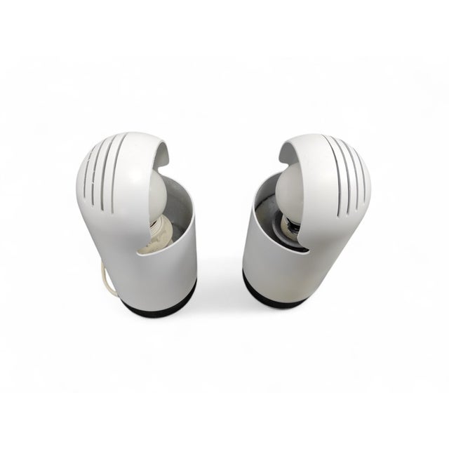 Reggiani Table Lamps attributed to Martini Falconi Fois Architects for Reggiani Spa Lighting, 1970s, Set of 2 For Sale - Image 4 of 9