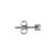 Unisex 14k White Gold 0.16ctw Round Diamond Push Back Petite Stud Earrings, A Pair For Sale - Image 4 of 7
