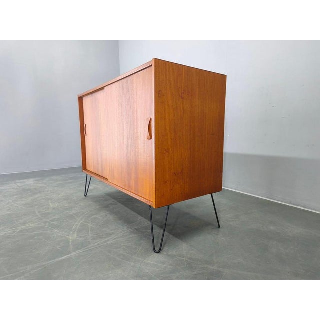 Wood Mid-Century Danish Teak Cabinet, 1960s For Sale - Image 7 of 12
