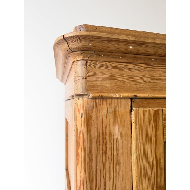 Antique European Pine Wardrobe For Sale - Image 12 of 15
