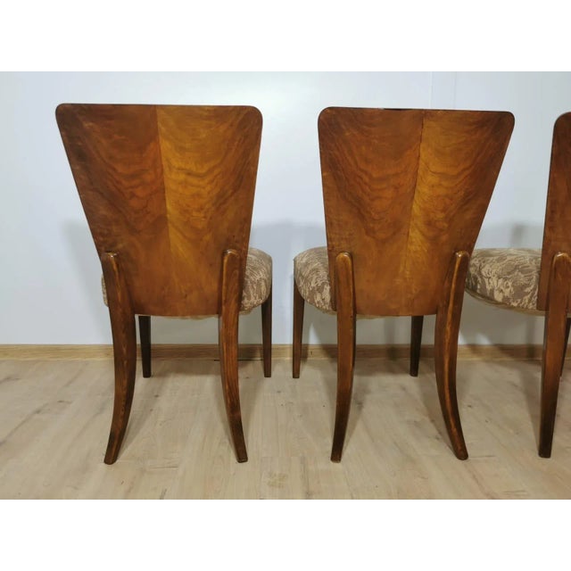 Art Deco Dining Chairs by Jindrich Halabala, Set of 4 For Sale - Image 18 of 18