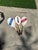 Wood Collection of Vintage Wooden Wilson Tennis Rackets With Cover and Blue and Yellow Accents For Sale - Image 7 of 7