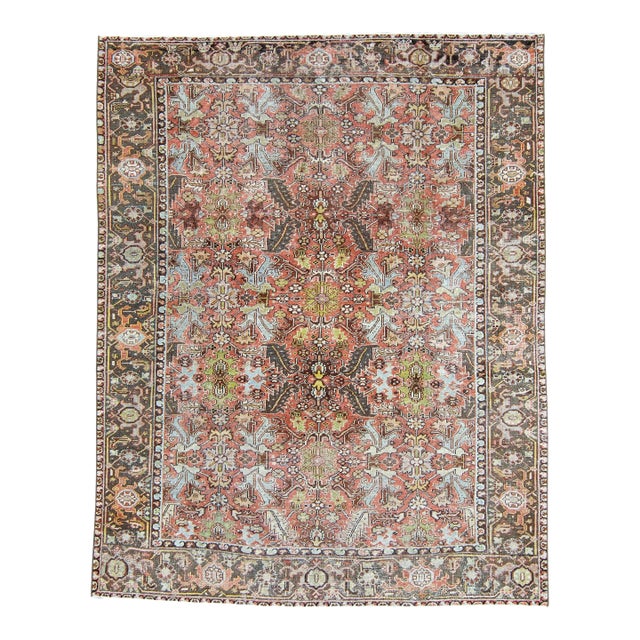 Turkish Vintage Rug 7'4" x 9'5" #16868 For Sale
