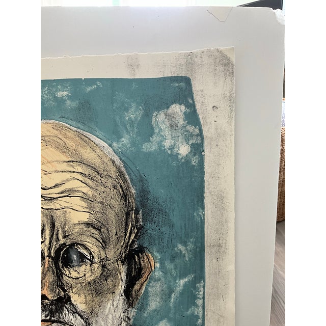 Pop Art Jim Dine, “Geppetto” Original Hand-signedLithograph, Pinocchio Suite, 2006, For Sale - Image 3 of 5