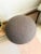 Mushroom Ottoman in Gray Boucle For Sale - Image 4 of 11