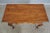 1960s Bench Made Tiger Maple 3 Drawer Lowboy Dressing Table For Sale - Image 5 of 12