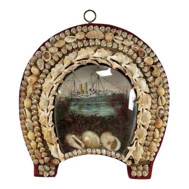 Antique British Colonial Sailors Valentine For Sale