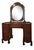 1940s Traditional Walnut Vanity Davis Cabinet Co. With Mirror For Sale - Image 13 of 13
