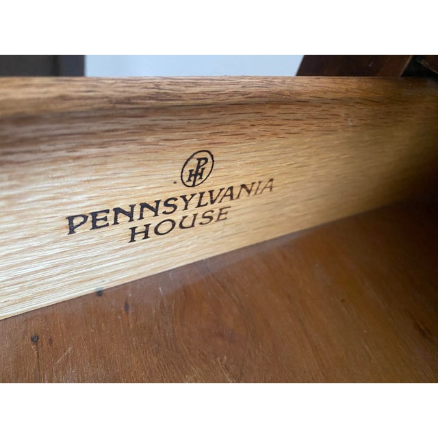 Exquisitely Unique Pennsylvania House Pair of Rare Oak Tiered Nightstands American Traditional with a hint of Colonial...